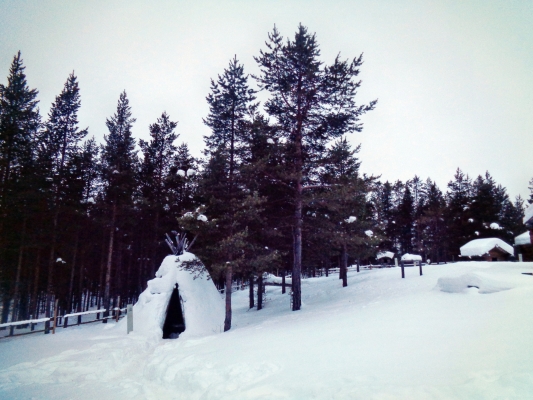 Open air museum. Múzeum Laponcov SIIDA v Inari2